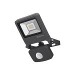 Ledvance LED-Scheinwerfer Endura Schwarz 10W 800lm 100D - 830  | IP44 - Bewegungs- und Lichtsensor - Symmetrisch