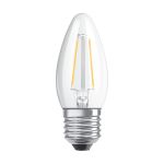 Ledvance Classic LED E27 Kerze Fadenlampe Klar 4.8W 470lm - 827 | Dimmbar - Ersatz für 40W