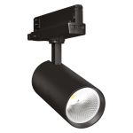 Ledvance LED Schienenstrahler 3-Phasen Spot Schwarz 30W 3600lm - 930 Warmweiß | Höchste Farbwiedergabe - Dali Dimmbar