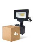 Mehrfachpackung 4x Led-Scheinwerfer G3 10W 1100lm 100D - 840  | IP65 - Bewegungs- und Lichtsensor - Symmetrisch
