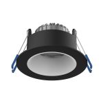 Led-Spot Ares Tief Schwarz 6W 540lm 927-940 3CCT - mit Innenring Weiß | Ausschnitt 68mm