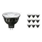 Mehrfachpackung 10x Philips Master LED Spot GU5.3 MR16 6.7W 410lm 10D - 927 Extra Warmweiß | Höchste Farbwiedergabe - Dimmbar - Ersatz für 35W