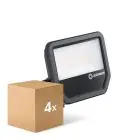 Mehrfachpackung 4x Ledvance Led-Scheinwerfer Aluminium Schwarz 41W 6000lm 100D - 840  | IP66 - Symmetrisch