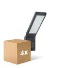 Mehrfachpackung 4x Steinel Led-Scheinwerfer XLED Home Anthrazit 10.5W 550lm - 830  | IP44 - Bewegungssensor - Symmetrisch