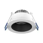 Led-Spot Ares Tief Weiß 6W 540lm 927-940 3CCT - mit Innenring Schwarz | Ausschnitt 68mm
