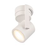 SLV Oculus Mur et Plafonnier Aluminium Blanc 11W 780lm - 920-930 Dim To Warm | Meilleur Rendu De Couleur - Dimmable 