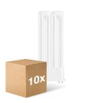 Lot 10x Ledvance Dulux F LED 20W - 830 Blanc Chaud | 4 Broches - Remplacement 36W