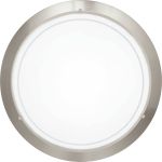 Eglo Plafonnier Planet 1 Échantillon Nickel Satiné | Convient pour E27