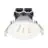 Lot 3x Nordlux Downlight Fremont Métal Blanc 4.5W 345lm 36D - 827 Blanc Très Chaud | 85mm - IP65