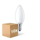 Lot 10x Philips Corepro LED Bougie E14 Dépolie 6.5W 806lm - 827  | Remplacement 60W
