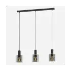 Eglo Suspension Luminaire Gorosiba Échantillon Noir | IP20 - Convient pour 3x E27 