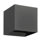 Eglo Applique Murale Calpi 3 Aluminium Anthracite 2.8W 420lm - 830 Blanc Chaud | IP54