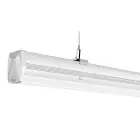 LED Rail De Fixation Suspendu V2 70W 12600lm 120D - 840 Blanc Froid | 1500mm - Dali Dimmable - 8 Pôles - UGR 